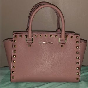 Michael Kors medium Selma in dusty rose